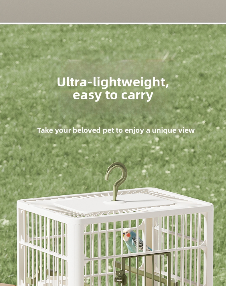 Large Breathable Birdcage For Parrots Portable Outdoor Bird Cage_voghion.com