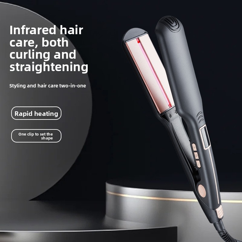 Electric Splint Foreign Trade CE Certification External Splint Ceramic Multi-function Curling Iron Hair Straightener_voghion.com