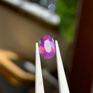 1.29 karat No Burned Purple Sapphire Sri Lanka Velvet Sense Strong Milk Body Matching Certificate Support Re-inspection