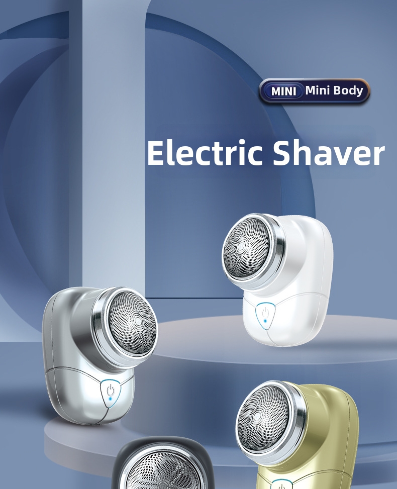 Electric Shaver Usb Rechargeable Portable Cordless Silent Trimmer_voghion.com