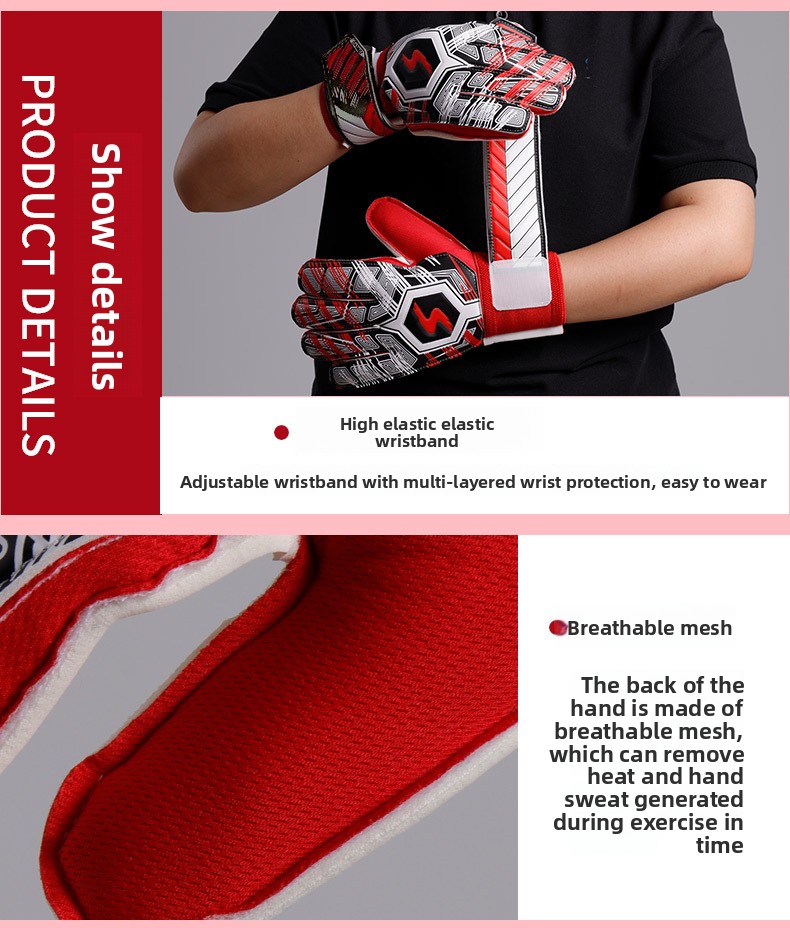 Torwarthandschuhe Mit Fingerschutz Für Erwachsene Und Kinder_voghion.com