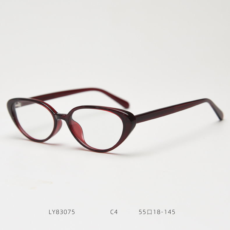 Retro Cat Eye Glasses Frames For Women Acetate Artistic Style_voghion.com