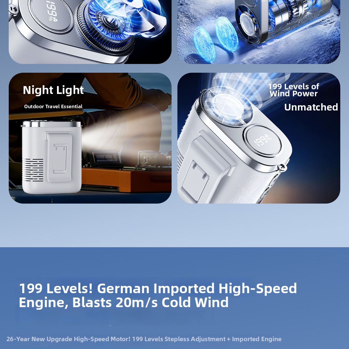 Ventilatore da vita potente per esterni con porta usb_voghion.com