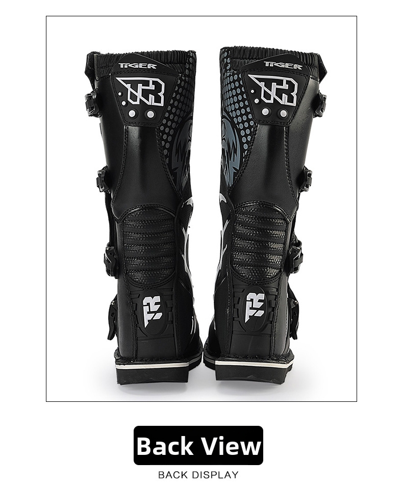 Motorcycle Riding Boots Men's All Season Protective Forest Trail Rally Racing Shoes_voghion.com