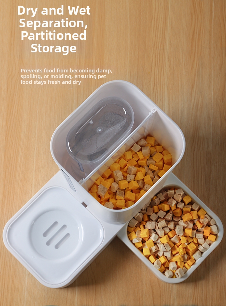 Automatic Cat Feeder And Water Dispenser For Pets Fresh Food Storage_voghion.com