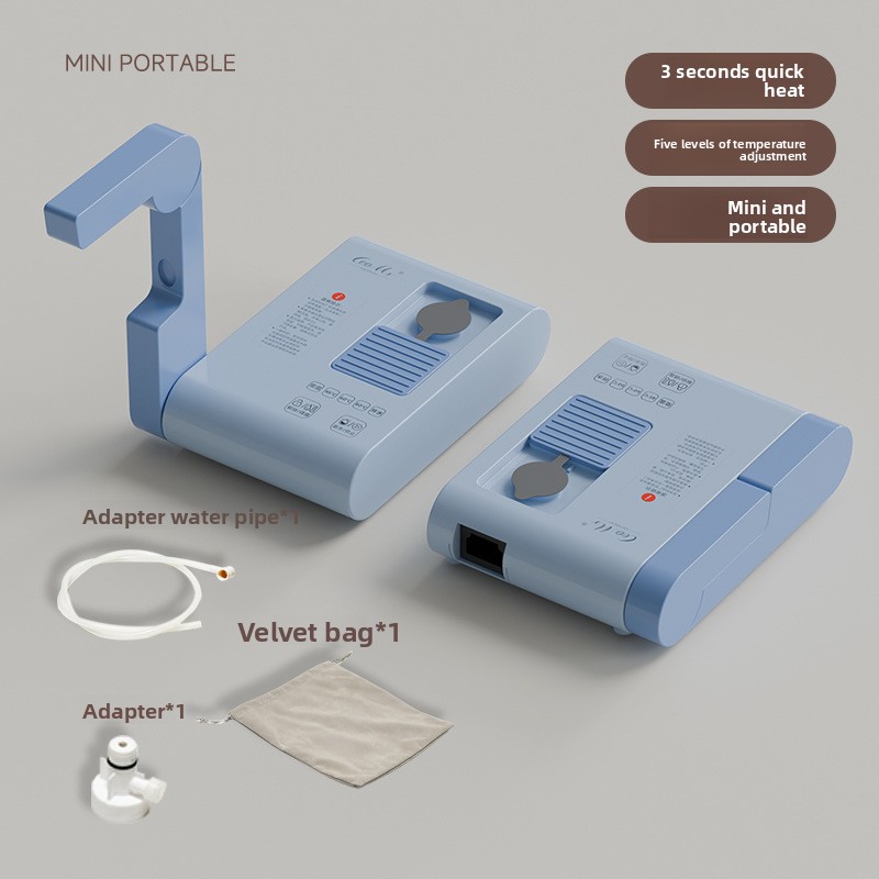 Bollitore portatile da tavolo Quick Heat, erogatore di acqua istantanea, bollitore da viaggio con pompaggio, piccolo bollitore_voghion.com