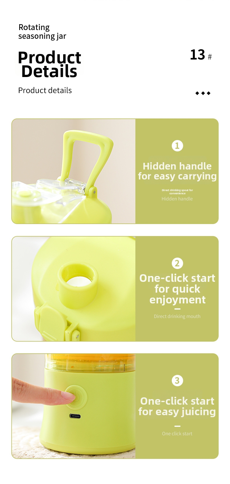 Portable Juicer Blender Cordless Rechargeable Smoothie Maker_voghion.com
