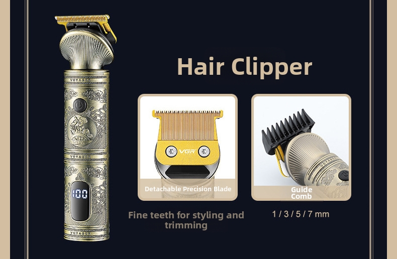 Vgr649 tagliacapelli elettrico per uomo professionale kit trimmer_voghion.com