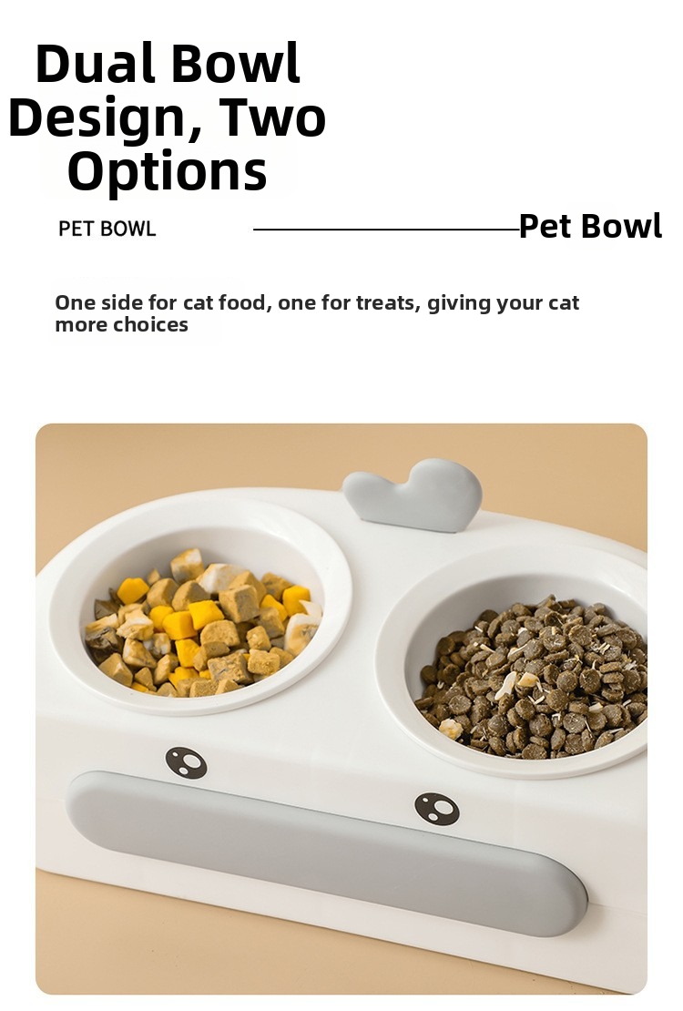 Doppelnapf Für Katzen Mit Automatischem Wasserspender_voghion.com