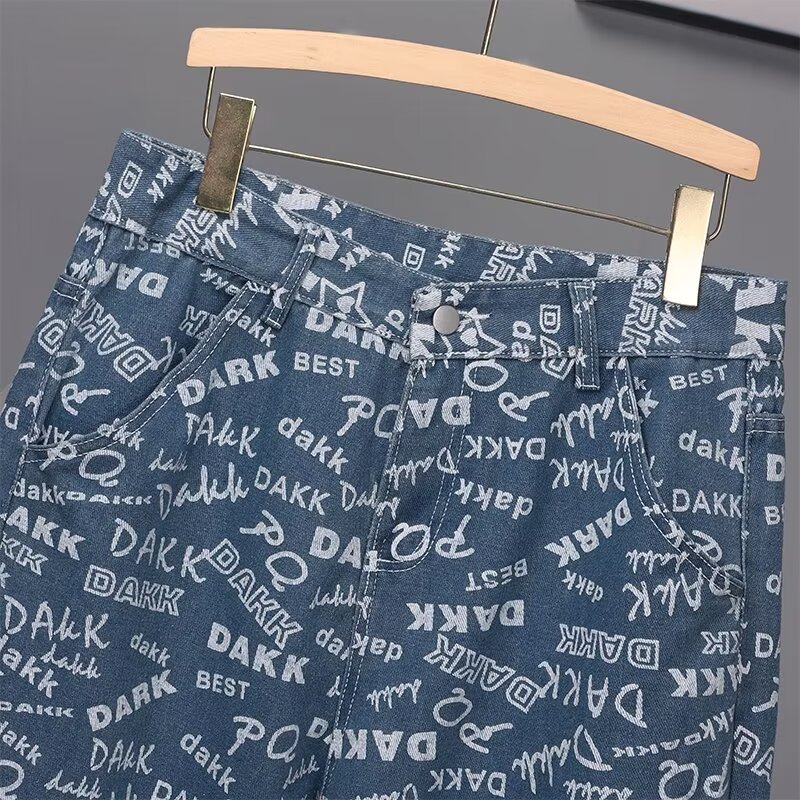 Men's Casual Denim Jacket Spring Autumn Trendy Wear Matching Set Handsome Suits_voghion.com