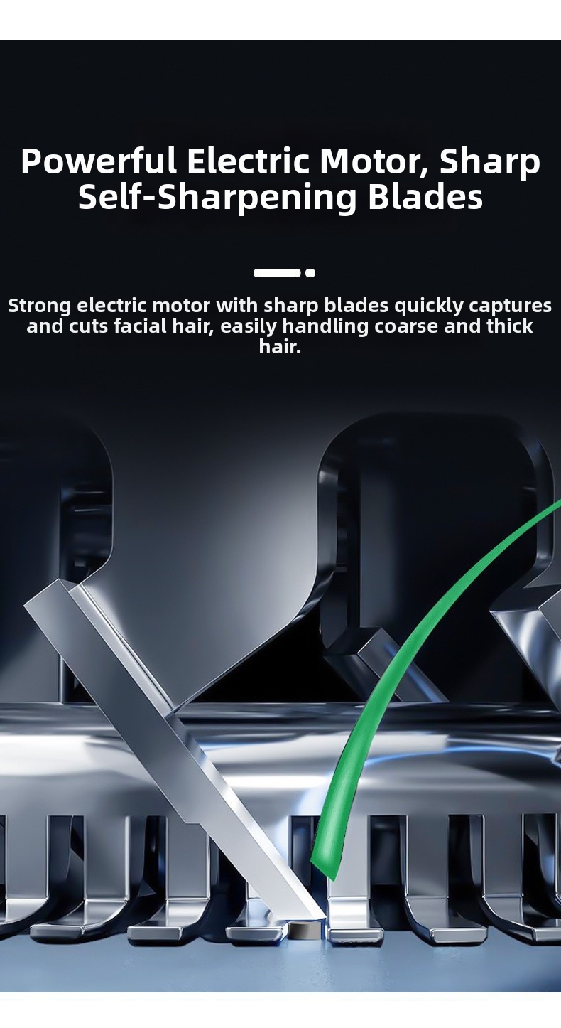 Electric Shaver For Men Usb Rechargeable With Digital Display_voghion.com