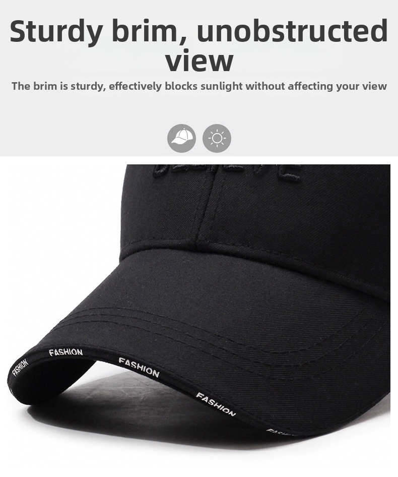Men's Stylish Embroidered Baseball Cap Versatile Sun Hat_voghion.com