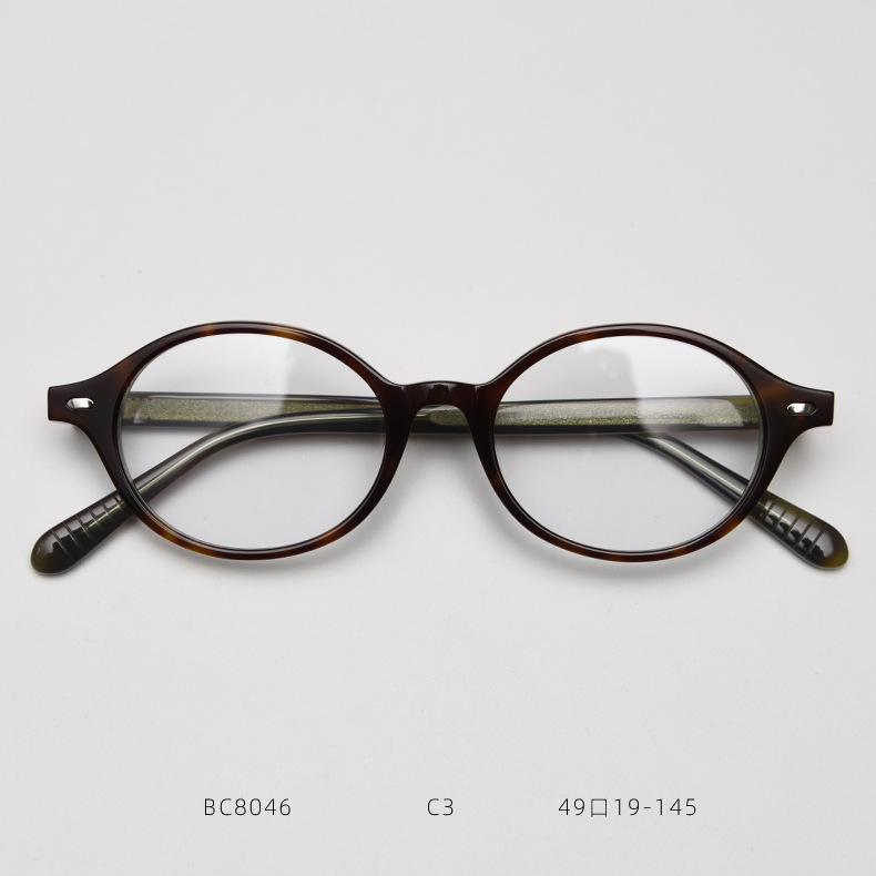Small Oval Acetate Eyewear Frames For Trendy Men And Women_voghion.com