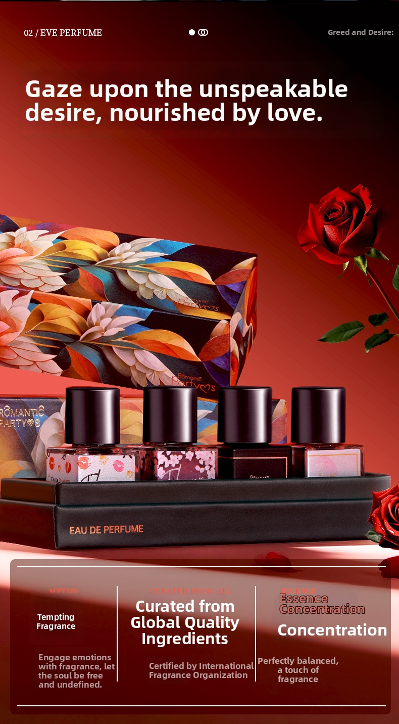 Unisex Parfüm Set Langhaftender Natürlicher Duft Eau De Toilette_voghion.com