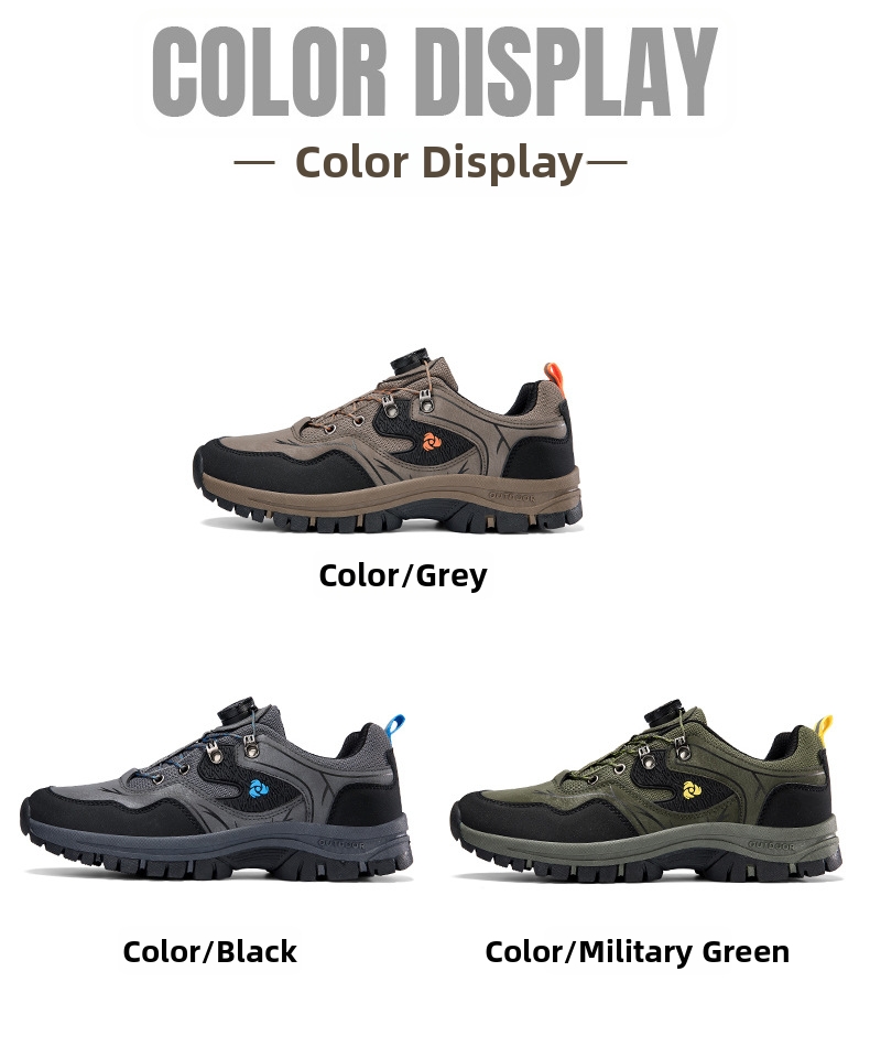 Herren Wanderschuhe Für Outdoor Sport Und Freizeit Mit Profilsohle_voghion.com