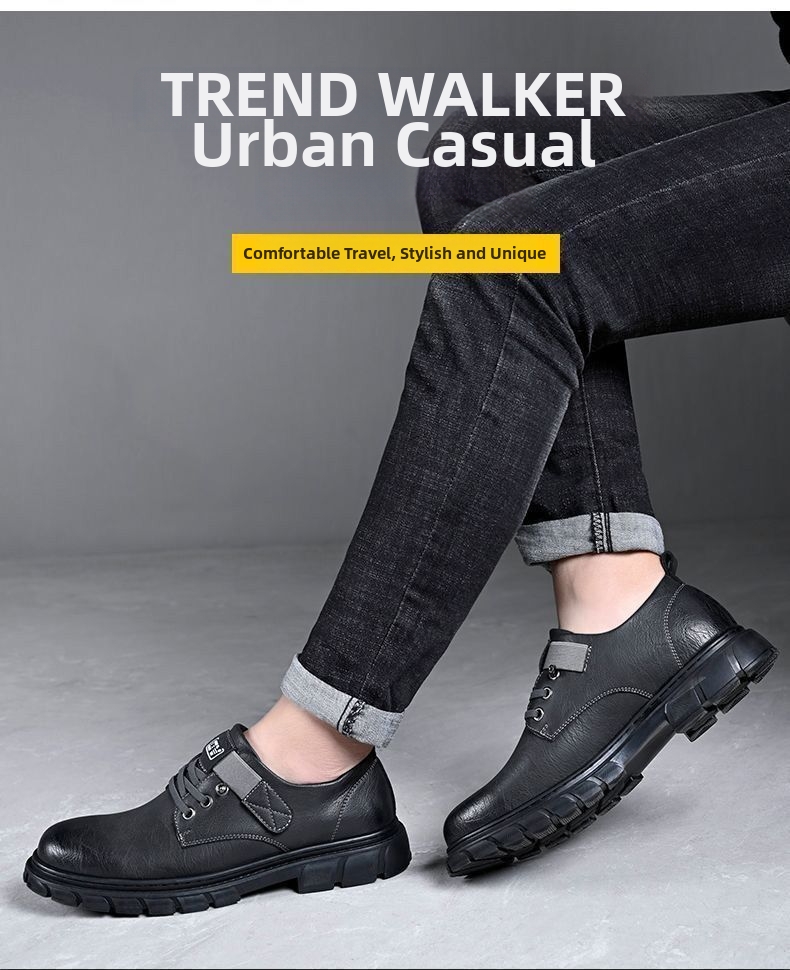 Business casual sko til mænd i åndbart læder stilfulde sko_voghion.com