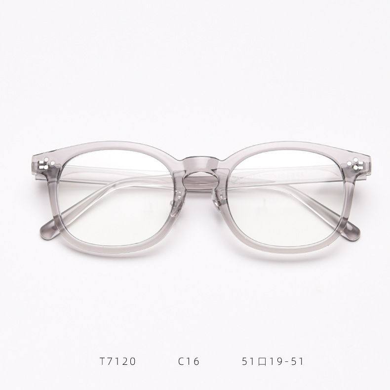 Korean Style Tr90 Eyeglass Frames Artistic Prescription Glasses_voghion.com