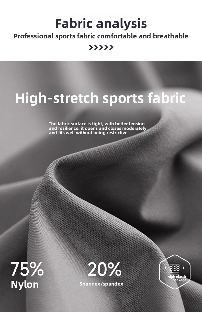 Men's Sports Fitness Wear Outdoor Training Tight Quick-drying T-shirt Top Breathable Running Fitness Long Sleeves_viptrois.com