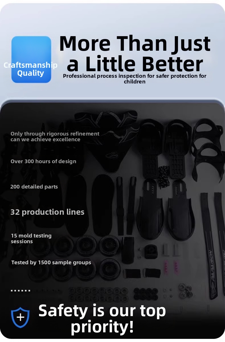 Rollers professionnels avec roues lumineuses et protections_voghion.com