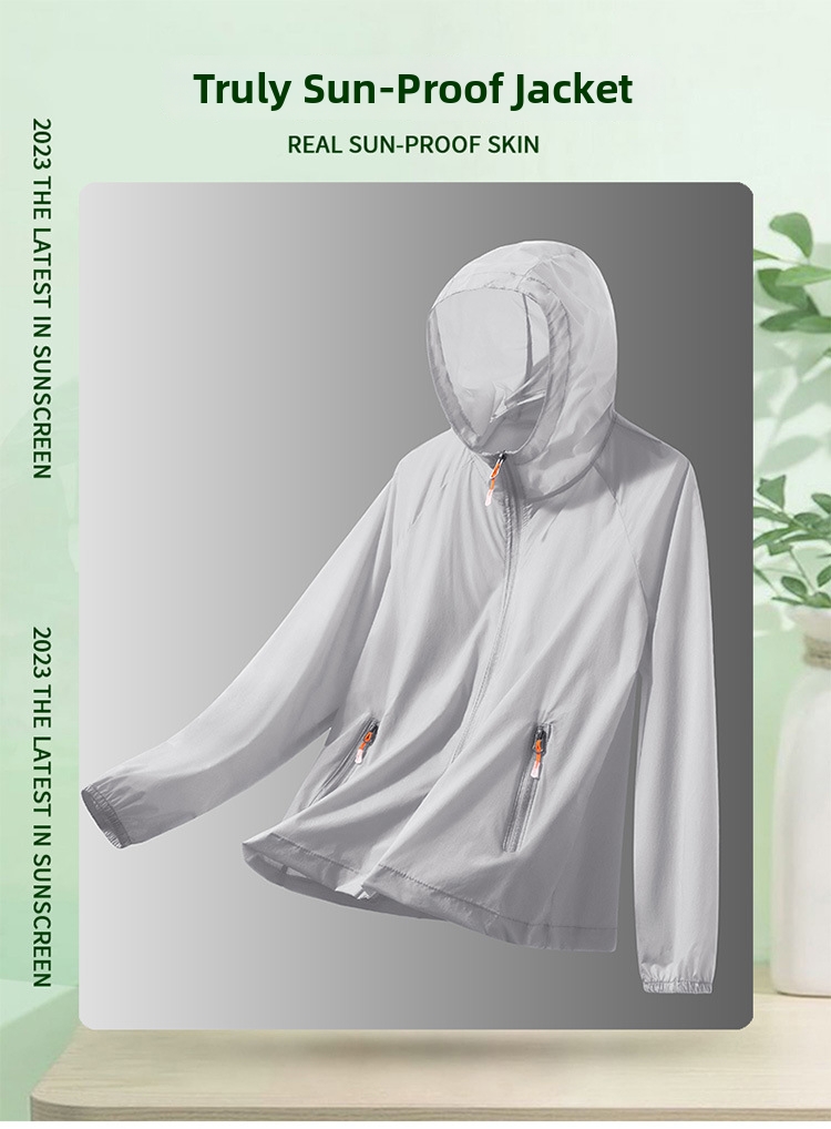 Outdoor Plus Size Sun Protection Fishing Suit Lightweight Cool And Breathable Hooded Top For Women_ecoleips.com