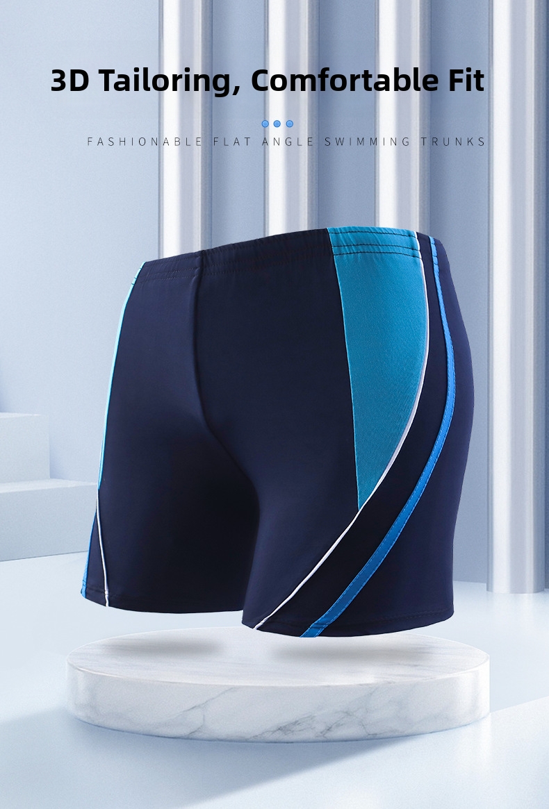 Maillot de bain homme à séchage rapide, coupe ajustée ou ample, élégant, anti-embarras_voghion.com