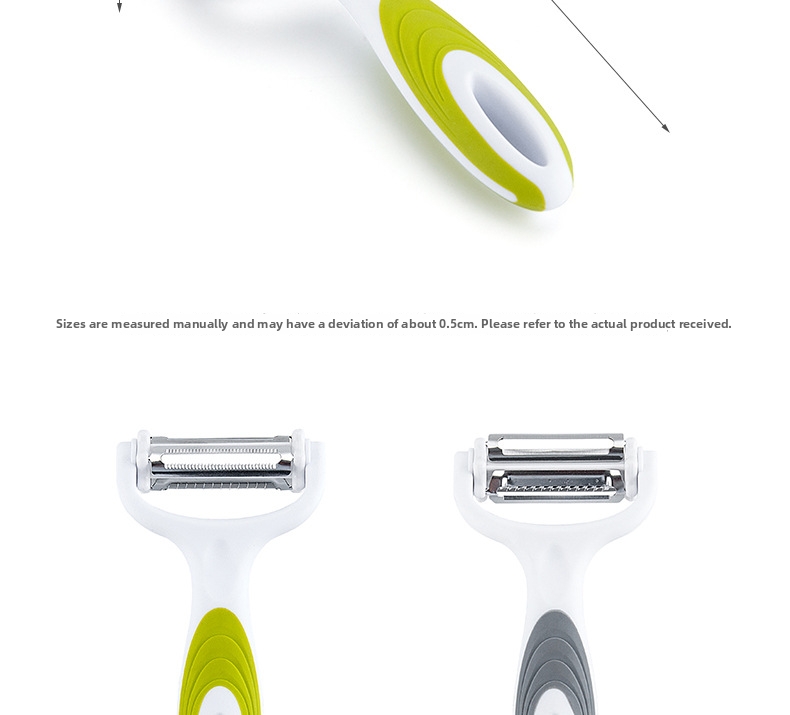3 In 1 Vegetable Peeler Stainless Steel Rotary Peeler Slicer_voghion.com