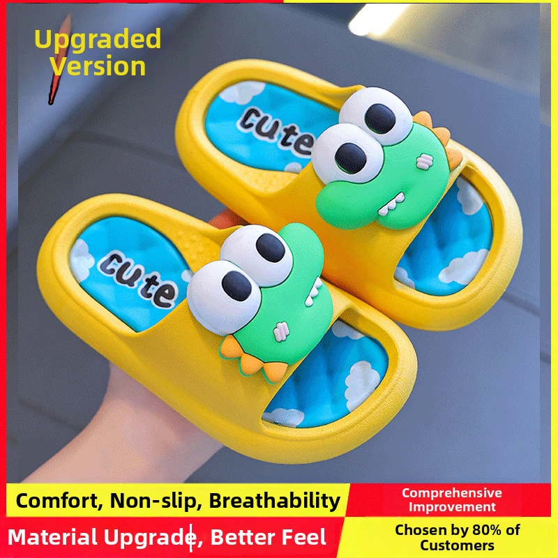 Children's Summer Sandals Non-Slip Soft Sole Yiwu Warehouse Boys And Girls Indoor Bathing Parent-Child Style 2026 New Fashion_voghion.com