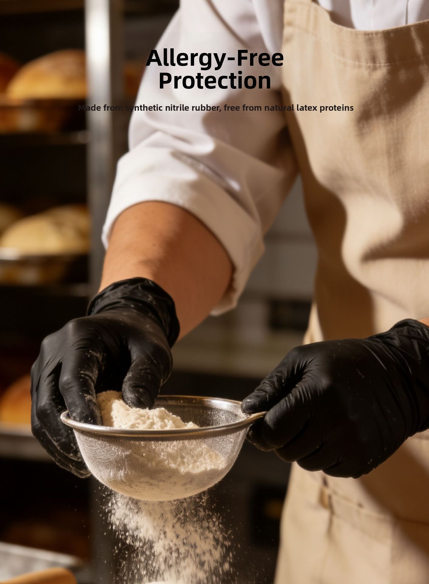 Gants en nitrile jetables pour la cuisine et le ménage_voghion.com