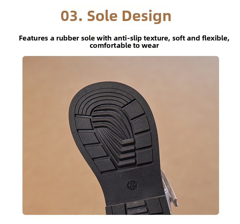 Flickors romerska flätade sandaler andningsbara för sommar_voghion.com