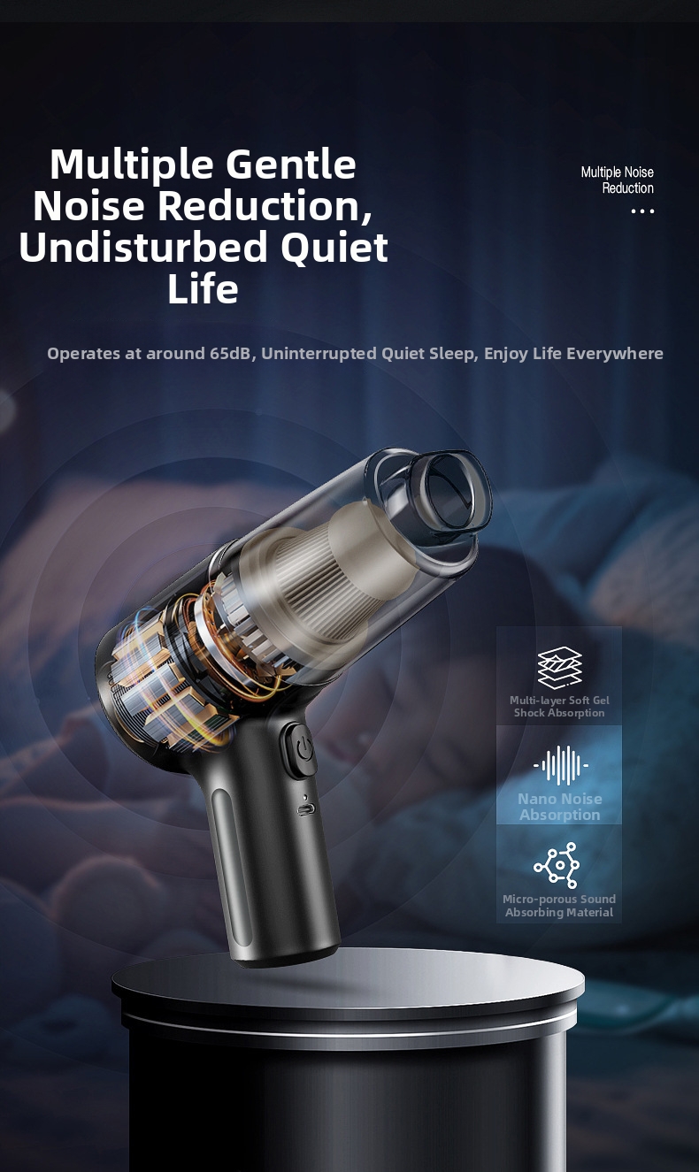 Cordless Handheld Vacuum Cleaner For Car And Home High Power Mini_voghion.com