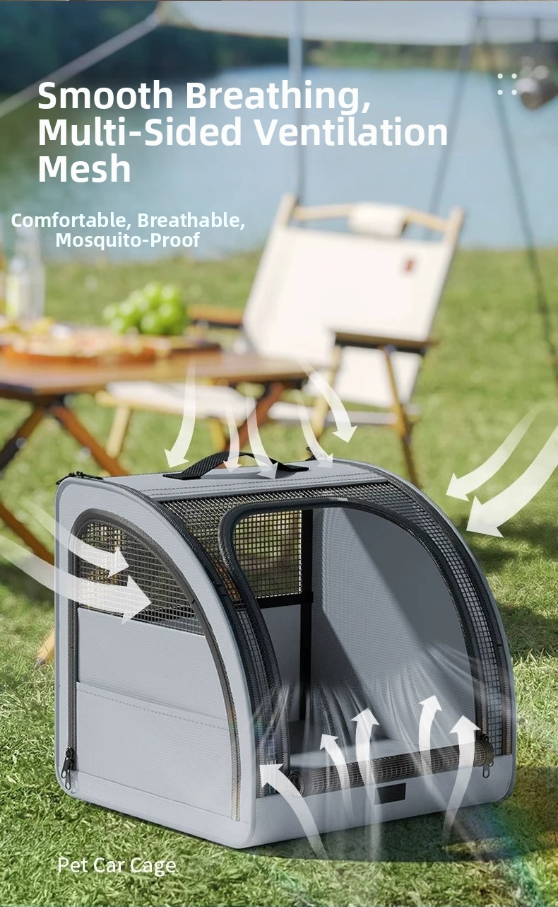 Waterdichte hondenmand voor in de auto draagbare bench_voghion.com