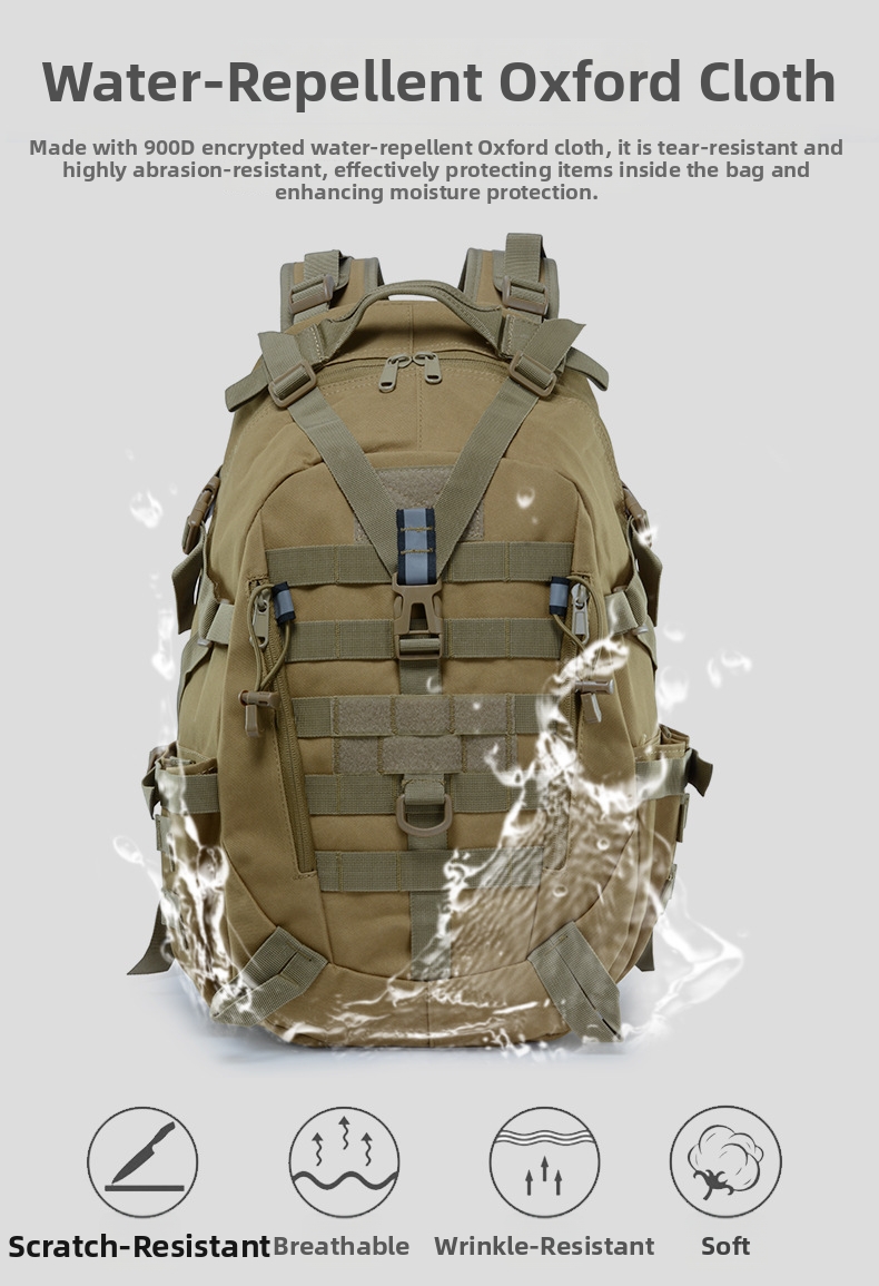 Tactical Military Backpack Large Capacity Men's Hiking Bag_voghion.com