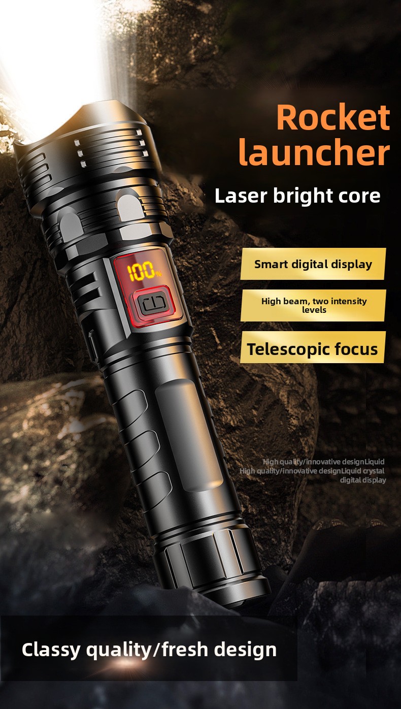 KAWELL high power white laser flashlight S008 overview