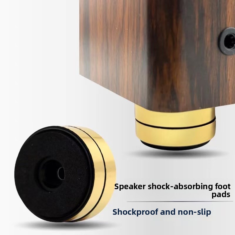Gummifüße 30-50mm Silber/Gold Kante für PC-Gehäuse Verstärker Möbel Tisch Stuhl Rutschfest Stoßdämpfend – Detail 3