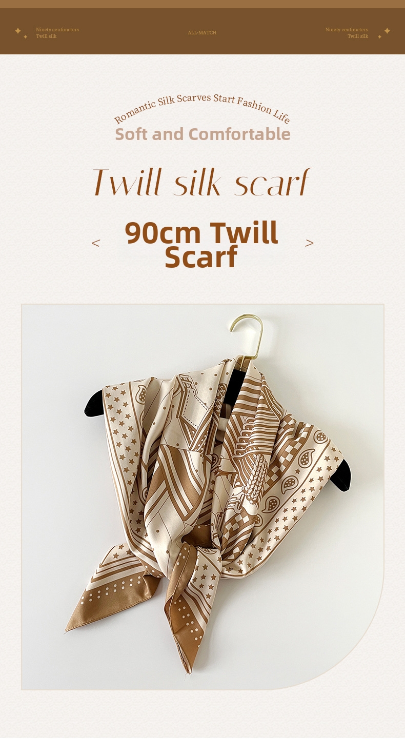 Foulard in seta stampato alla moda donna grande accessorio quadrato_voghion.com