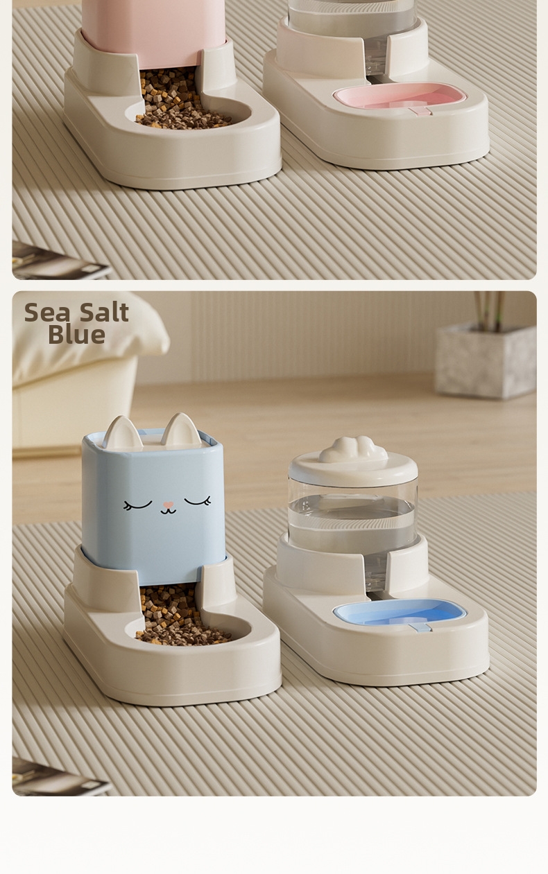 Distributore automatico di cibo e acqua per cani e gatti_voghion.com