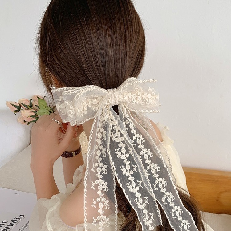 Women's Casual Sweet Flower Cloth Hair Clip display picture 5