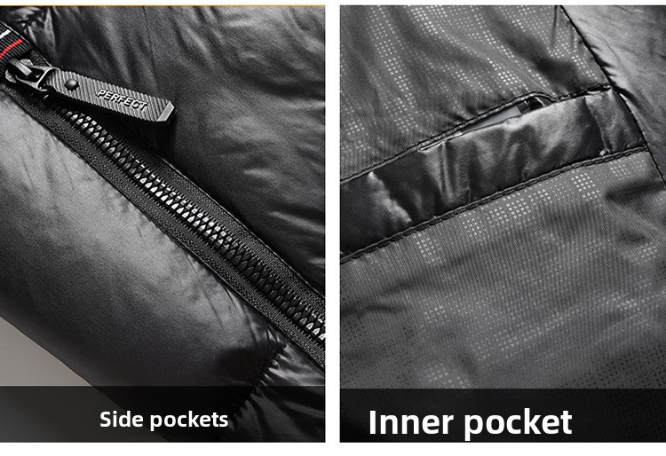 Men's Thickened Casual Cotton Puffer Jacket With Stand-up Collar_voghion.com