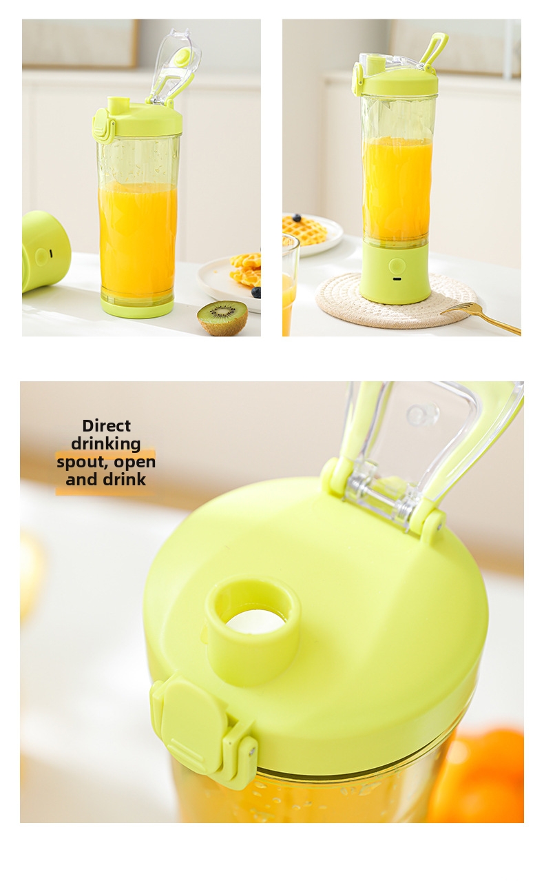 Portable Juicer Blender Cordless Rechargeable Smoothie Maker_voghion.com