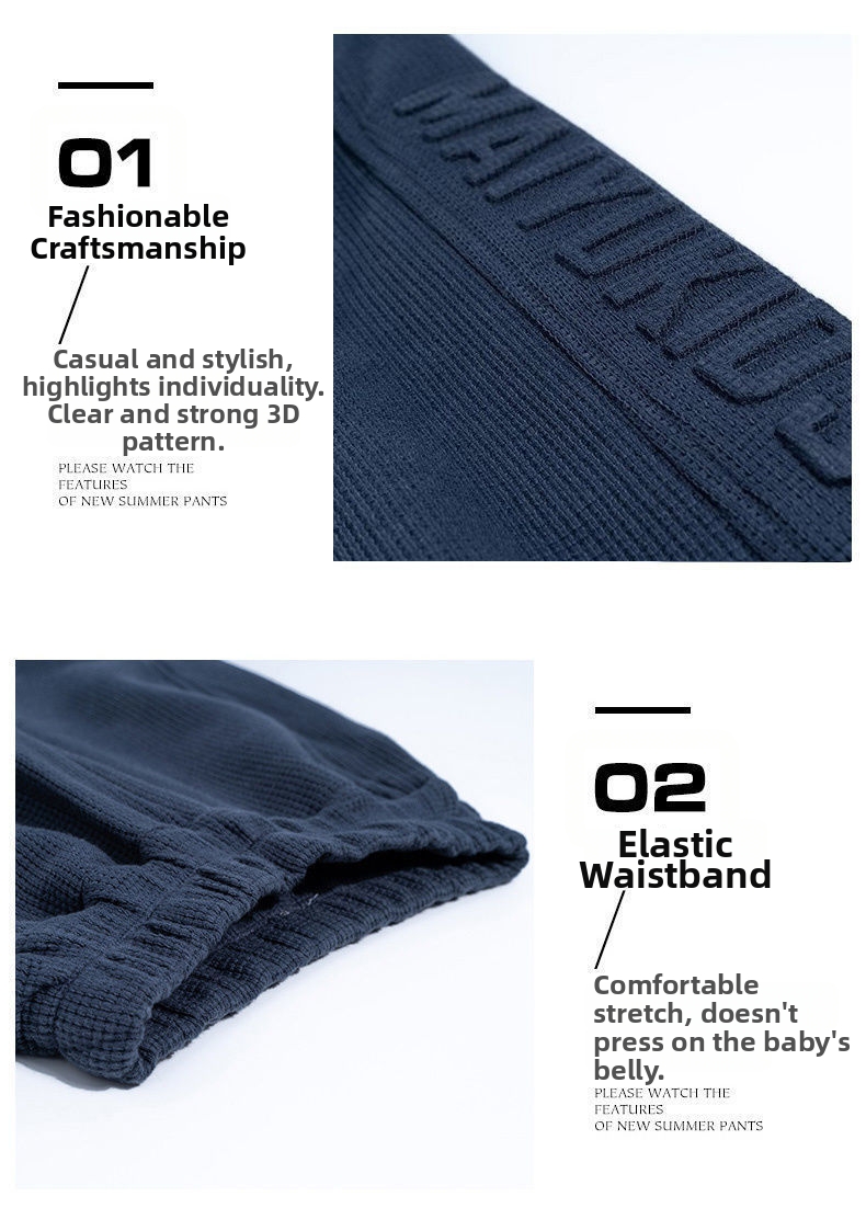 Waffelstrick Hose Für Jungen Bequeme Freizeithose Für Kinder_voghion.com