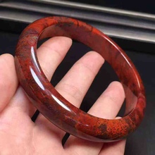 凉山天然南红玛瑙乌石手镯