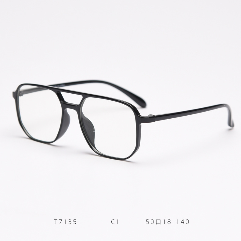 Trendy Korean Style Women's Eyewear Frames With Double Bridge_voghion.com