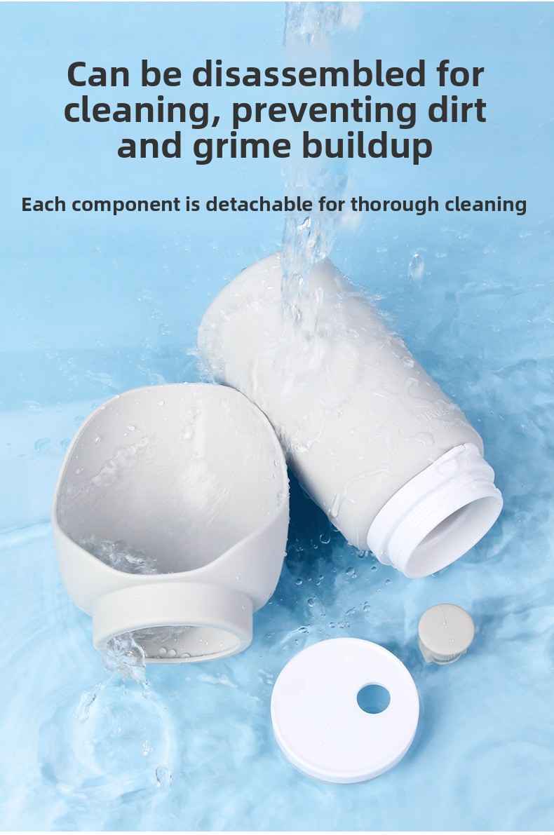 Outdoor dog water cup collapsible silicone