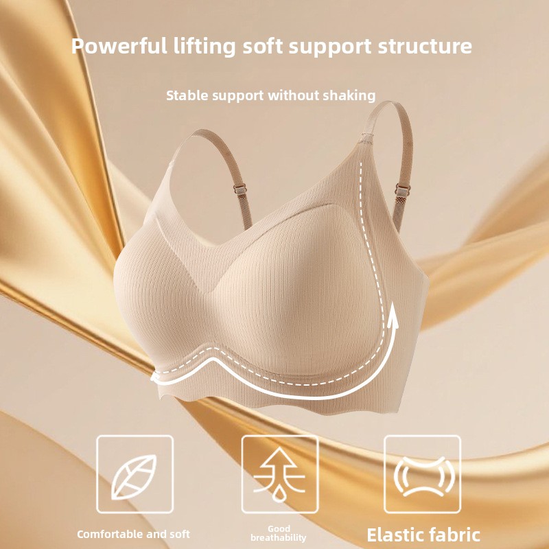 Invisible Seamless Bra And Brief Set For Women Soft Support_voghion.com