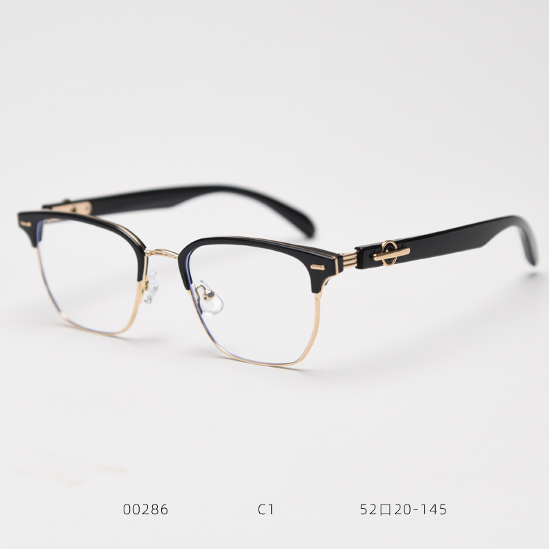 Stylish Unisex Eyewear Frames With Artistic Wood Grain Finish_voghion.com