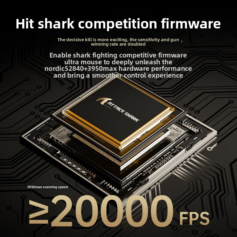 Attack Shark/Attack Shark R11 Ultra Triple Mode Kabellose Gaming-Maus aus Kohlefaser_voghion.com