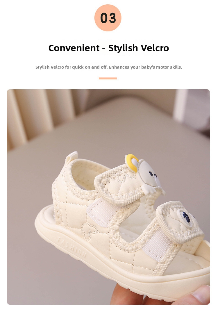 Breathable Baby Walking Sandals With Soft Sole For Beach Summer_voghion.com
