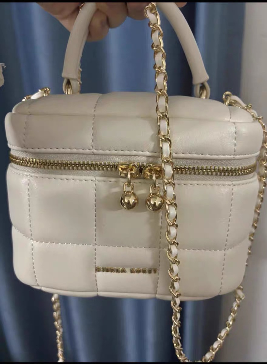 南风CIERRA KOREY 白金香风盒子包包女2025新款质感链条单肩斜挎