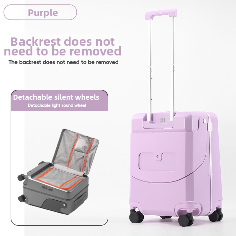 Nuovo bagaglio per bambini, trolley da 20 pollici, valigia cavalcabile, borsa da viaggio per bambini_voghion.com