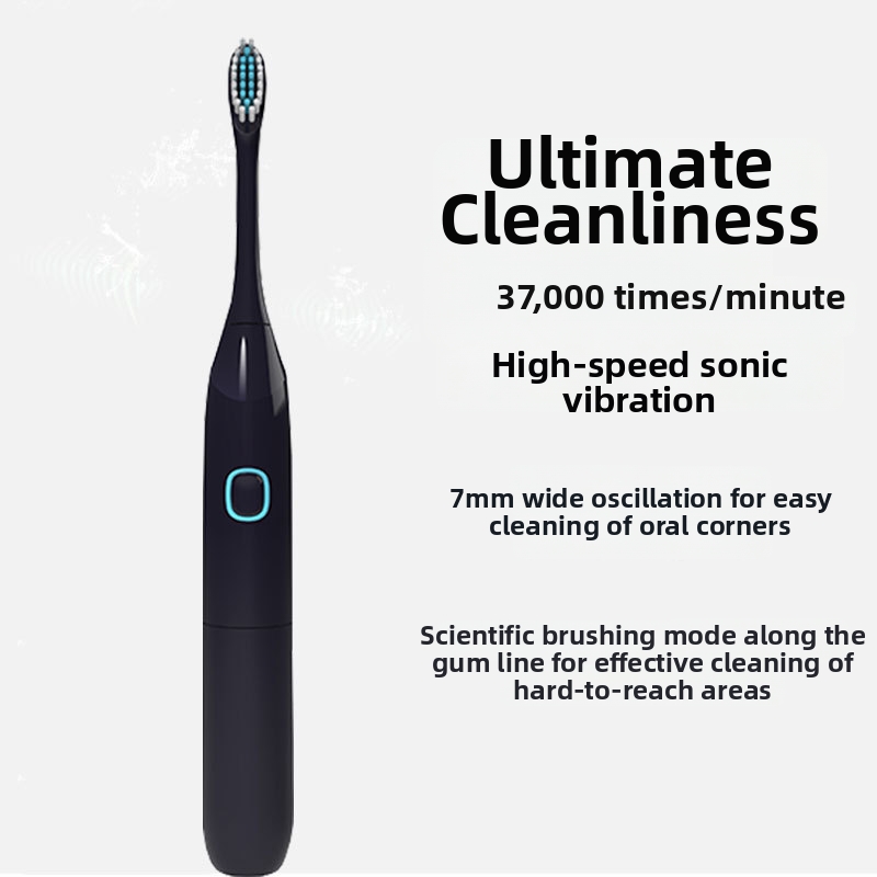 Sonic Electric Toothbrush Powered Battery For Adults And Children Home Personal Care Appliance Suitable For Couples_voghion.com
